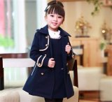 Girl's New Korean Autumn and Winter Woolen Coat