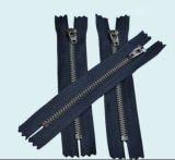 Manufacturer Wholesale #3 Brass Zipper for Jeans Auto Lock Close End