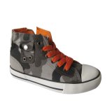 Camouflage Canvas Upper and Cotton Fabric Lining Casual Canvas Shoes