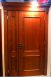 High Quality Beech Solid Wooden Door with Door Head