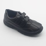 Black PU Injection Casual Shoes for Boys