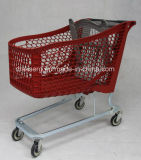 Plastic Shopping Cart with Child Seat