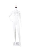 Cheap Price Bright White Female Mannequin with Cap