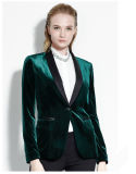 Made to Measure Fashion Stylish Ladies Velvet Tuxedo Suit Blazer L51631