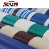 550GSM Awning Fabric Color Striped PVC Laminated Tarpaulin Rolls