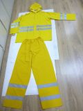 Yellow Rain Suits with Reflective Tape (DFRS16002)
