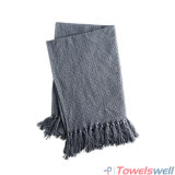 Solid Cotton Kitchen Tea Towel with Tassels