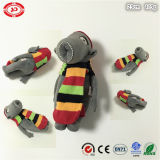 Plush Soft Grey Custom CE Doll with Knitted Socks Toy