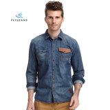 Fashion France Retro Long Sleeves Men Denim Shirts by Fly Jeans