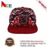 Custom 2017 Fabric with 3D Embroidery Logo 6panel Snapback Hat
