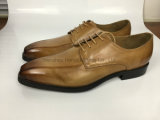 Brown Cow Leather Office Uniform Leather Shoes