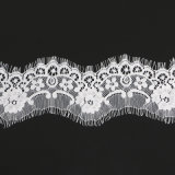 White Dyeing Lace Mesh Tulle Swiss Voile Lace for Garment Accessories