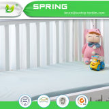 Bamboo Waterproof Crib Mattress Pad - Natural Quilted Baby Crib Cover and Protector