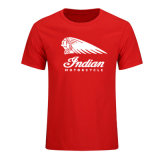 Custom Red Men Cotton Fitness Training T Shirt with Your Logo