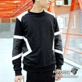 Geometry Patch Sweater Winter Clothing Long Sleees