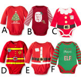 Newborn Baby Kids Christmas Romper Jumpsuit Outfits Costume, Long Sleeved