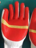 Laminated Film Latex Palm Coated Gloves for Labor Safety
