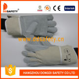 Yellow Cow Split Leather Patch Palm Work Glove Dlc110
