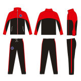Custom Black and Red Sports Wear Tracksuit with Your Logo