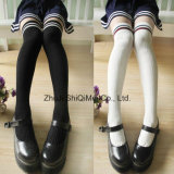 Combed Cotton School Students Knee-High Socks Stockings