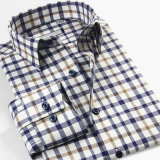 OEM Custom High Quality Plaid Flannel Mens Casual Shirts Pattern
