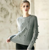 Women's Cashmere Sweater with Round Neck (13brdw172)