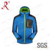 Top Quality Outdoor Men's Softshell Jacket with Hoody (QF-4045)