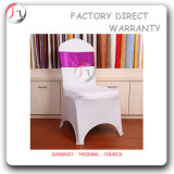 White Decorative Spandex Hotel Chair Cover (YT-26)