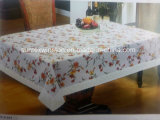 Printed PVC Table Cloth with Flannel Backing