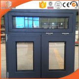 Seamless Joints Aluminum Clad Solid Pine Wood Top Hung Window, Customized Size of Aluminum Awning Window