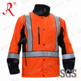 Hi Viz Fluo Orange Safety Jacket (QF-561)