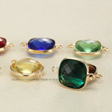 Fashion Necklace 14mm Square Women Diamond Crystal Rhinestone Charm Ladies Jewelry Rhinestone for Costume