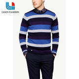 Men's Casual Knit Sweatshirt with Stripe OEM & ODM Design