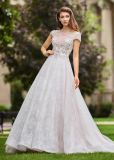 Amelie Rocky Cap Sleeve Lace Luxury Beading Bridal Wedding Ball Gowns
