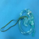 Factory Customized Cheap Portable Medical Equipment Oxygen Mask (Green/Transparent)