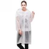 New Fashion Women Floral Transparent EVA Plastic Girls Raincoat Travel Waterproof Rainwear Adult Poncho Outdoor Rain Coat