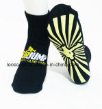 Custom Colorful Polyester Trampoline PVC Grip Jump Socks Trampoline Park Socks