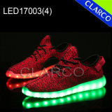 Children and Adults LED Light Casual Shoes with Flyknit Mesh Upper