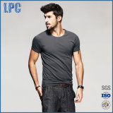 Summer Solid Color Clothing Men's Round Necked Men's Shirt