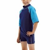 One-Piece Lycra Spandex Rash Guard Swimwear for Children (K-LS6088)