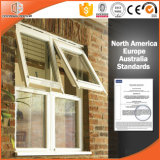 Wood Aluminum Combined Top Hung Window, American & Australian Style Aluminum Clading Solid Wood Awning Window
