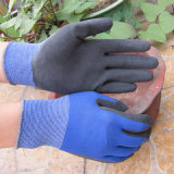 Polyester Latex Foam Dipped Palm Hand Work Glove Latex Glove
