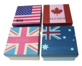 Cube Paper Card Packing Boxes for National Flags