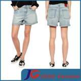 Women Light Blue Fashion Denim Shorts (JC6092)