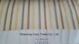 New Popular Project Stripe Organza Voile Sheer Curtain Fabric 008294
