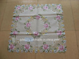 Pink Rose Design Polyester Table Covers St152