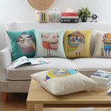 Square Cotton Plain Decorative Pillows for Sofa