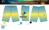 Shadow Polyester 2 Ways Stretch Printing Fabric for Shirt/Beachwear