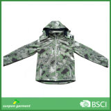 Camouflage Security Military Tactical Outdoor Hoodie Softshell Jacket