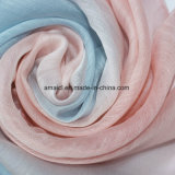 Silk Wool Blended Dyed Woven Scarve (AFS10004049)